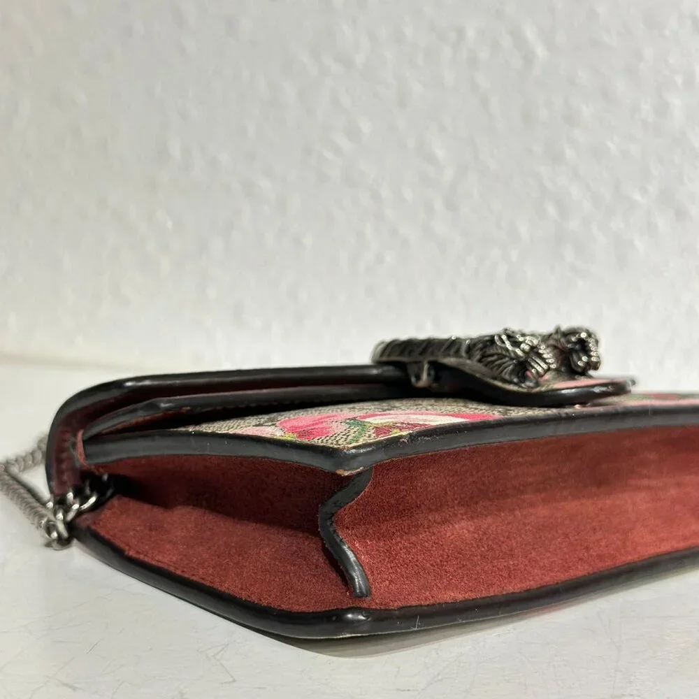 Gucci GG Logo Supreme Dionysus Super Mini Shoulder Bag Crossbody - Picture 6 of 9